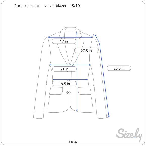 Pure Collection Velvet Blazer Wine Red One Button Jacket 8/10 Relaxed Fit - Picture 8 of 8